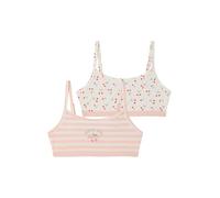 VERTBAUDET Lot 2 Brassières Coton Bio Fille Rose 6A