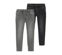 VERTBAUDET Lot 2 Jeans garçon Slim Denim Gris 8A