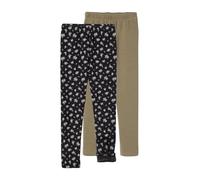 VERTBAUDET Lot 2 Leggings Fille doublés Maille Polaire Olive 8A