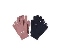 VERTBAUDET Lot 2 Paires de Gants Fille Maille Coeurs