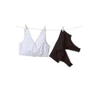 VERTBAUDET Lot 2 Soutien Gorge brassière Grossesse Blanc 2XL