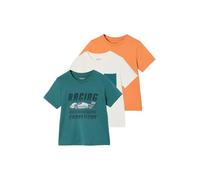 VERTBAUDET Lot 3 T-Shirt Manches Courtes Bleu pétrole 5A