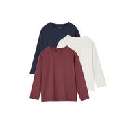 VERTBAUDET Lot 3 Tee-Shirts garçon Unis Terracotta 4A