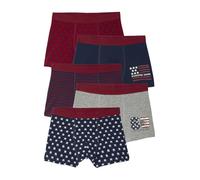 VERTBAUDET Lot 5 Boxers Drapeau Garçon Rayures Marine 5A