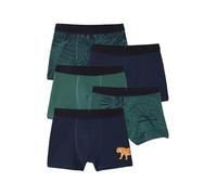 VERTBAUDET Lot 5 Boxers Enfant Garçon Jungle Vert Anglais 2A