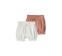 VERTBAUDET Lot de 2 Bloomers bébé Naissance en Gaze de Coton Blanc 6M(67CM)