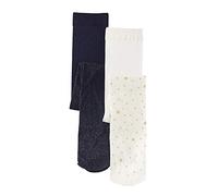 VERTBAUDET Lot de 2 collants fantaisie fille détails brillants LOT BEIGE IRISE 19/22