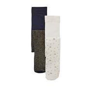 VERTBAUDET Lot de 2 collants irisés bébé fille LOT BEIGE IRISE 23/26