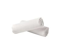 VERTBAUDET Lot De 2 Draps-Housses Enfant en Coton Recyclé écru 90X190