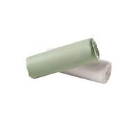 VERTBAUDET Lot De 2 Draps-Housses Enfant en Coton Recyclé Vert Sauge 90X190