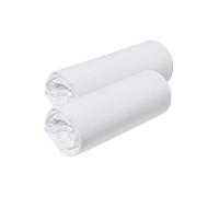 VERTBAUDET Lot de 2 Housses Berceau et Cododo Coton Bio blanc TU