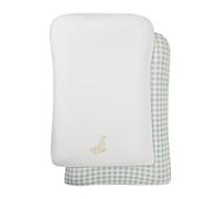 VERTBAUDET Lot de 2 housses matelas à langer OIE Oies TU