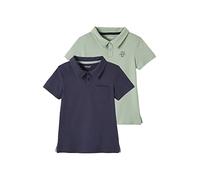 VERTBAUDET Lot de 2 Polos Garçon Unis Manches Courtes Coton Lot Marine + Vert 5A