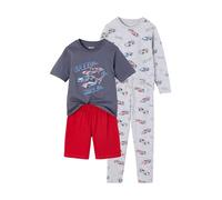 VERTBAUDET Lot de 2 Pyjamas garçon Manches Longues Anthracite 14A