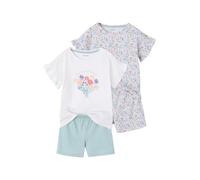 VERTBAUDET Lot de 2 pyjashorts Fille Manches Courtes en Coton écru 14A