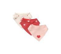 VERTBAUDET Lot de 3 Bavoirs Bébé Bandanas Réglables Mon coeur TU