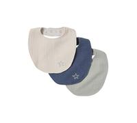 VERTBAUDET Lot de 3 Bavoirs Bébé Naissance Réglables lot bleu TU