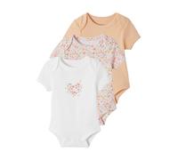 VERTBAUDET Lot de 3 bodies évolutifs bébé en coton biologique abricot poudré 36M(97CM)