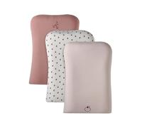 VERTBAUDET Lot de 3 housses matelas à langer lot rose TU