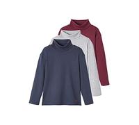 VERTBAUDET Lot de 3 sous Pulls Garçon Manches Longues LOT Ardoise 2A