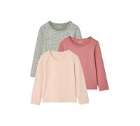 VERTBAUDET Lot de 3 T Shirts Manches Longues Fille