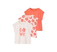 VERTBAUDET Lot de 3 Tee-Shirts Fille Fantaisie Manches Courtes Rose poudré 3A