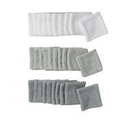 VERTBAUDET Lot de 30 lingettes lavables + pochon lot vert TU