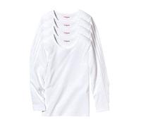 VERTBAUDET Lot de 4 T Shirts Maillot Corps Manches Longues Blanc 10A