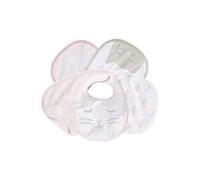 VERTBAUDET Lot de 5 Bavoirs Bébé Jersey et Éponge à Scratch