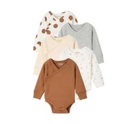 VERTBAUDET Lot de 5 Bodies Bébé Garçon Manches Longues Coton