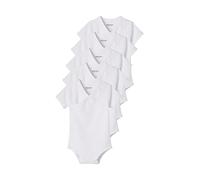 VERTBAUDET Lot de 5 Bodies Manches Courtes Bébé lot ivoire NAISSANCE(50CM)
