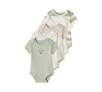 VERTBAUDET Lot de 5 bodies plage bébé emmanchure américaine vert d'eau 18M(81CM)