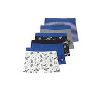 VERTBAUDET Lot de 5 Boxers Stretch Espace Garçon Maille Bleu Roi 3A