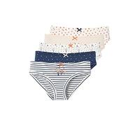 VERTBAUDET Lot de 5 Culottes Fille Coton Doublé Lot Ivoire 12A