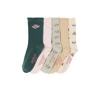 VERTBAUDET Lot de 5 paires de chaussettes fleurs fille Assorties 35/38