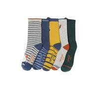 VERTBAUDET Lot de 5 Paires Chaussettes Garçon Monstres Maille Assorties 23/26