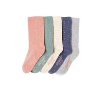 VERTBAUDET Lot de 5 paires de chaussettes à pois fille rose 31/34