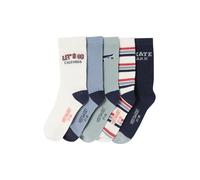 VERTBAUDET Lot de 5 paires de chaussettes Skate garçon Assorties 23/26