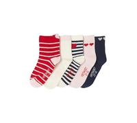 VERTBAUDET Lot de 5 paires de mi-chaussettes coeurs fille Assorties 19/22