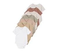 VERTBAUDETLot de 7 bodies bébé manches courtes ouverture naissance BASICSmulticolore3M(60CM)