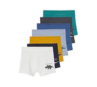 VERTBAUDET Lot de 7 Boxers Stretch Garçon Dinosaures Lot Ivoire 12A