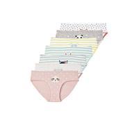 VERTBAUDET Lot de 7 Culottes Fille Animaux Coton Rayures Lot Assorti Couleurs 5A