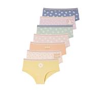 VERTBAUDET Lot de 7 Shorties Fleurs Fille en Coton Bio Rose 6A