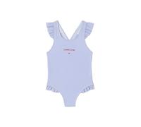 VERTBAUDET Maillot de Bain 1 pièce rayé bébé Fille Rayé Bleu/Blanc 24M(86CM)
