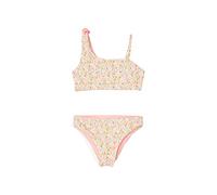 VERTBAUDET Maillot de Bain 2 Pièces Réversible Fille Rayures Corail 2A
