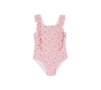 VERTBAUDET Maillot de Bain Fille à Fleurs Rose pâle 10A