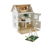VERTBAUDET Maison Romantique des Amis des Petits + mobilier en Bois Blanc TU