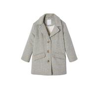 VERTBAUDET Manteau en drap de laine à carreaux fille VOYAGE carreaux gris 7A