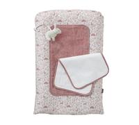 VERTBAUDET Matelas À Langer Et 2 Tapis De Change Bébé PVC vieux rose TU