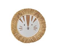 VERTBAUDET Miroir XL Lion en rotin et Raphia Moka TU